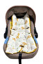 100% Cotton Muslin Double-Sided Beaded Silicone-Filled Newborn Baby Car Seat and Stroller Cushion - 5