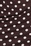 Women's Slim Fit Polka Dot Lace Detailed Asymmetrical Brown Skirt - 4