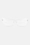 Men WRS6906S Rectangular Reading Glass, Transparent
