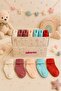 Organic Cotton 5-Piece Boxed Premium Newborn Baby Socks - 2
