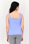 Women Tight Fit Sleeveless Training Tank Top, Light Blue - 3