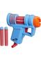 Blaster Roblox MicroShots Plasma Ray, compact, front-loading, fires 1 dart, Plastic, Blue - 2