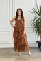 Imported Cross-Cut Layered Dress - 7