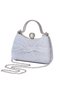 Clutch Purses for Women Handbags Shiny Sequin Wedding Silver Cross Body Purses with Chain,Wedding Prom Party Club