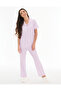 Button-Down Short-Sleeve Shirt with Pants