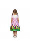 - Character Print Party Dress with Puff Sleeves - Multicolor - 1Y to 10Y - 3