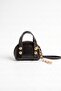 Women's Noa Black Zipper Bag Charm Bag Ornament