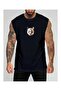 Men's oversized crew neck sleeveless t-shirt - longline