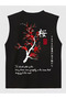 Men's oversized crew neck sleeveless t-shirt - longline