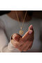 Kly-1023 Sparkling Flower Shaped Gold Necklace - 2
