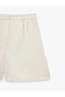 High Waist Modal Blend Bermuda Shorts with Pocket Detail - 6