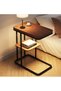 2 Tier Faux Marble End Rectangle Side with Shelves Small Nightstand Accent for Living Room Bedroom （30x50x58） - 5
