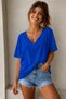 Basic V-Neck Casual Unisex Oversize T-Shirt – Cotton Casual T-Shirt