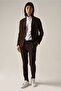 Slim Fit Fabric Trousers - 3