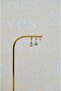 3-Piece Earring Set Fatma Ana Eli Evil Eye Detailed Minimal Hoop Earring Set - 6