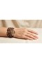 Women’s Charm Multi-Layer Bracelet – Braided Leather Style Wristband - 2