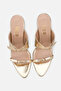 Cansu women's heeled slippers with belt a012 - k525 - 6