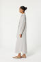 Belt Shirt Collar Dress - 4