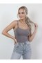 Women's Strappy Bodysuit 6-Pack Basic Thin Strappy Flexible Daily Top - 3