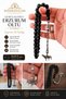Saltanat Series Silver Embellished Silver Tassel Erzurum Handcrafted Erzurum Oltu Prayer Beads - 2