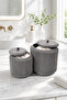 Cotton & Ear Swab Storage Box |   2-Piece Organizer Set - Set of 2 with Covers