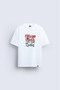 Feeling Pinterest Printed Crew Neck White T-Shirt T-Shirt