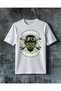 Bikers Garage Yesel Canavar Printed Oversize T-Shirt