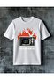 This Is Not Your Era Ates Tv Printed Oversize T-Shirt