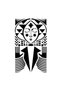 3D Bella Construction Stencil, 50x70cm, reusable, plastic