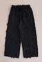 Girls' Palazzo Trousers with Tassels and Elastic Waist - 3