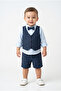 Boys Waist Coat 3Pcs Set S/S, 18M