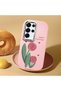 Pink Silicone Case with Shock-Absorbing Camera Protections Compatible with Samsung Galaxy S25 Ultra - 2