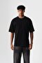 VQ Basic Premium Oversize Siyah Tişört