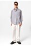 Regular Fit Long Sleeve Striped Men's Shirt - 3