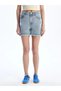 Dar Fit Ripped Detailed Women's Jean Shorts (S5) - 4