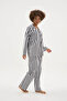 New Top Quality Women's Apaj Collar Women's Gaffur Patterned Pajama Set - 4