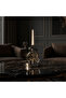 Designer Silver Metal & Acrylic Decorative Candle Holder for Home Styling – 18 cm - 2