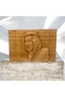 Wooden Portrait of His Highness Sheikh Dr. Sultan bin Muhammad Al Qasimi - 3