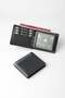 Genuine Leather Double Color Detailed Horizontal Men's Wallet - 27553 - Black/Parliament - 3
