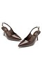 Women's Open Back Line Patterned Buckle Pointed Toe Thin Heeled Evening Dress Shoes 17330 - 8