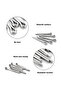 340 PCS 6 Sizes Stainless Steel Cotter Pin Clip Key Fastner Fitting Assortment Kit for Automotive... - 4