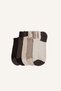 Men's Seamless 5-Piece Cotton Sneaker Socks H9269Axns