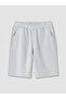 Gray Boy's Shorts with Elastic Waist