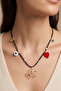 Ip Butterfly Heart Evil Eye Charm Figure Pendant