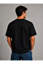 Basic Oversize Black Men's T-Shirt – Comfortable Fit Premium Basic Tshirt - 3