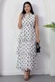 High Collar Layered Pointed Chiffon Dress Dks1420 - 3