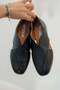 Forbi Women's Genuine Leather Caged Ballerinas Black - 4