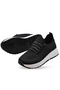 2693 Orthopedic Sole Knitwear Lace-Up Daily Walking Women's Sports Shoes - Orthopedic Light Sole Casual Shoes - 3