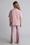 Girl's T-Shirt Set H1239A8/Br488 Rose - 5