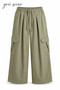 Extra Baggy Unisex Baggy Cargo Pocket Pants - 3